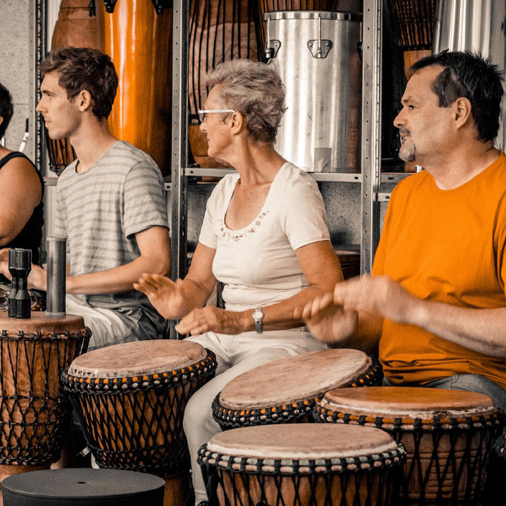 Rhythmo Percussion und Trommeln für Anfänger