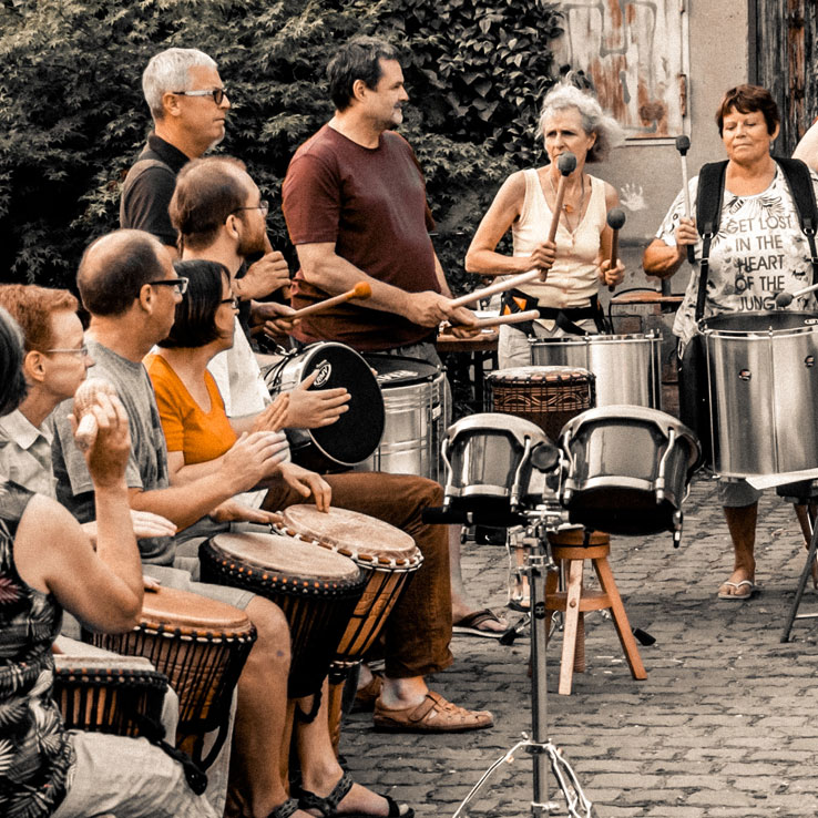 Rhythmo Workshops für Conga, Cajon, Trommel, Schlagzeug